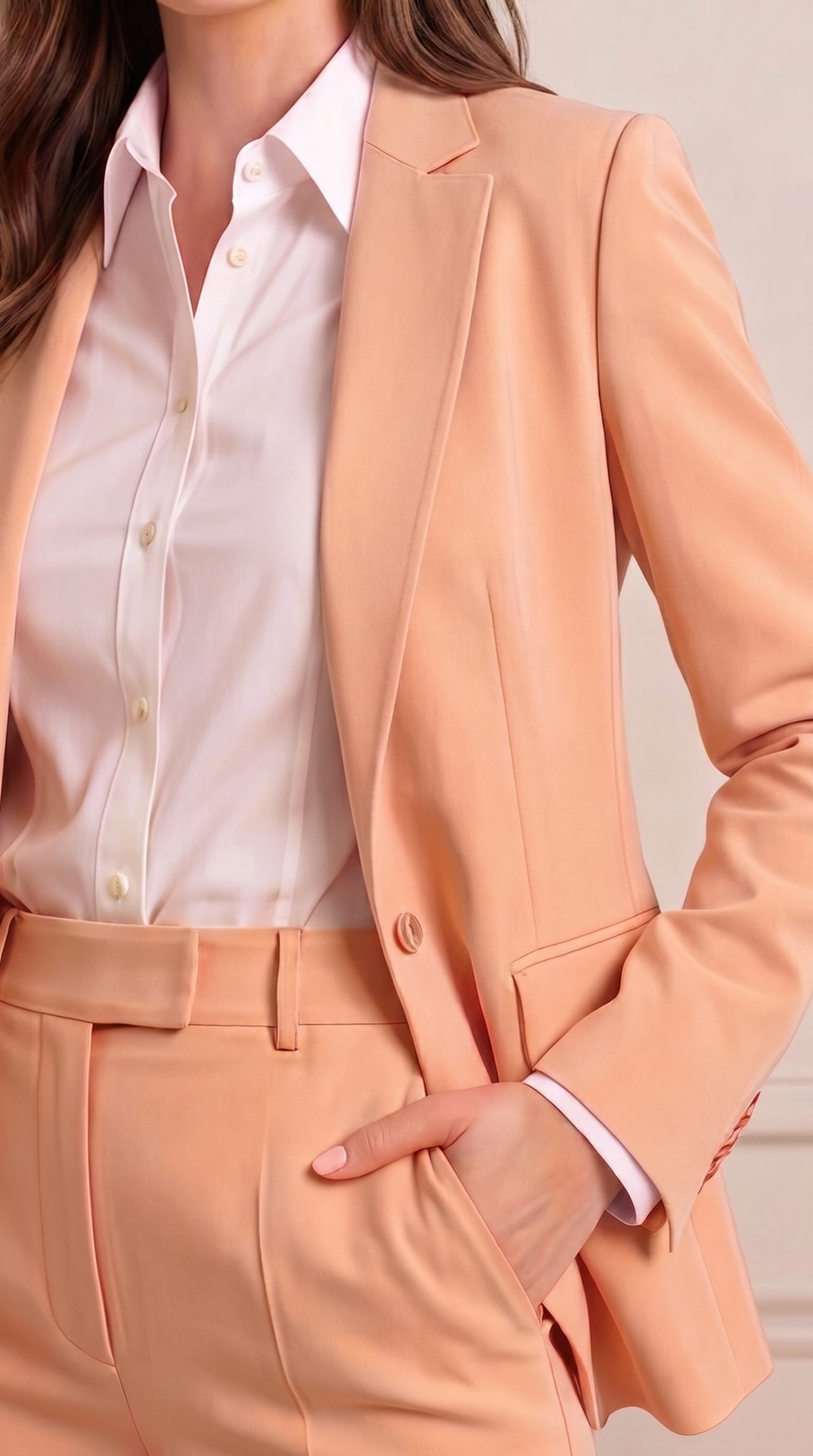 Croped Pants "Nude beige"