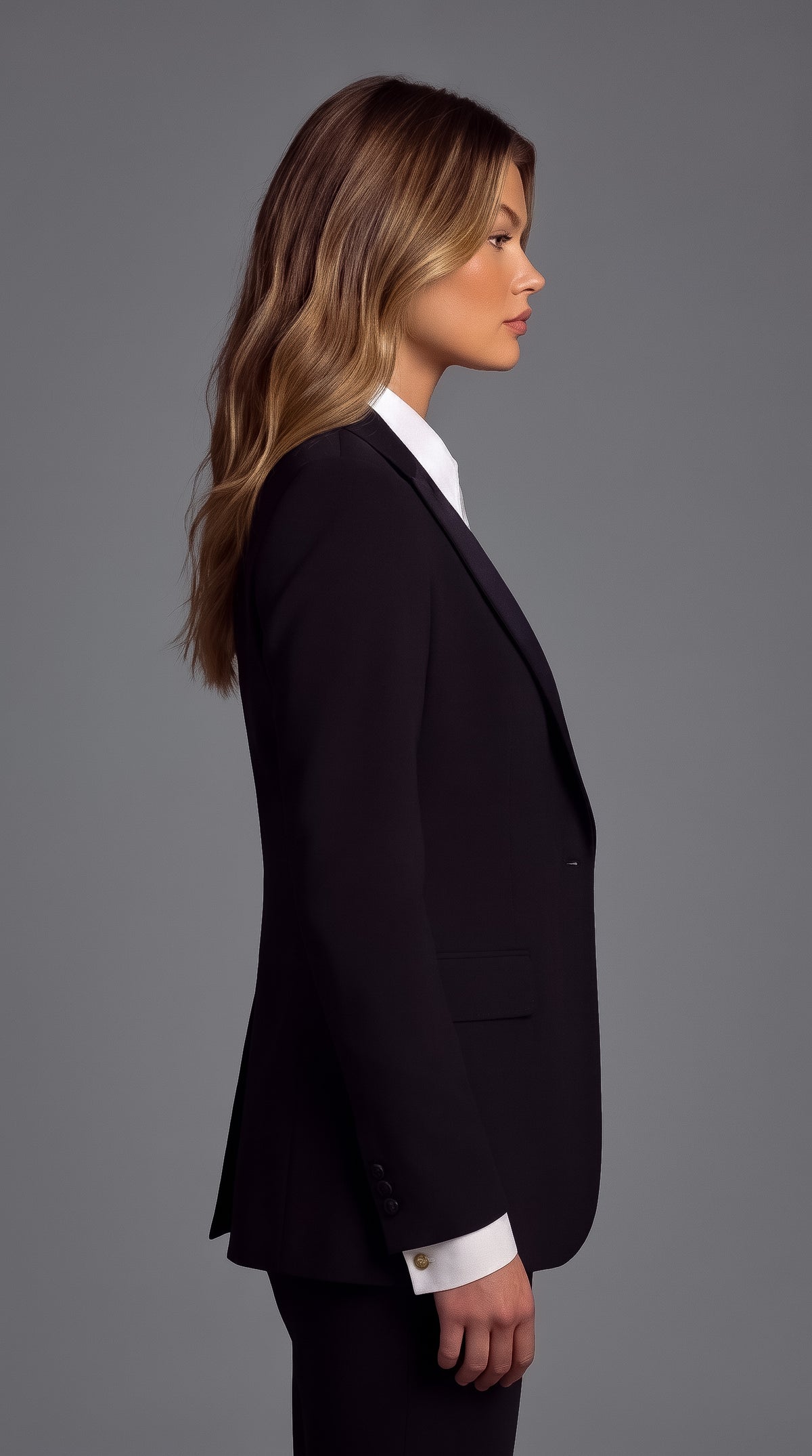 Tailored Slim Fit Classic Black Blazer