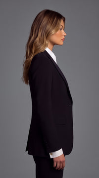 Tailored Slim Fit Classic Black Blazer