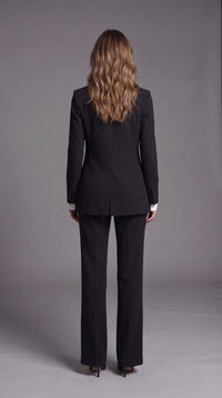 Tailored Slim Fit Classic Black Blazer